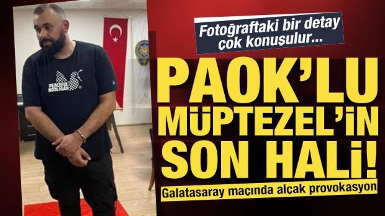 Galatasaray maçına PKK paçavrası sokmaya çalışan PAOK’lu taraftar yakalandı