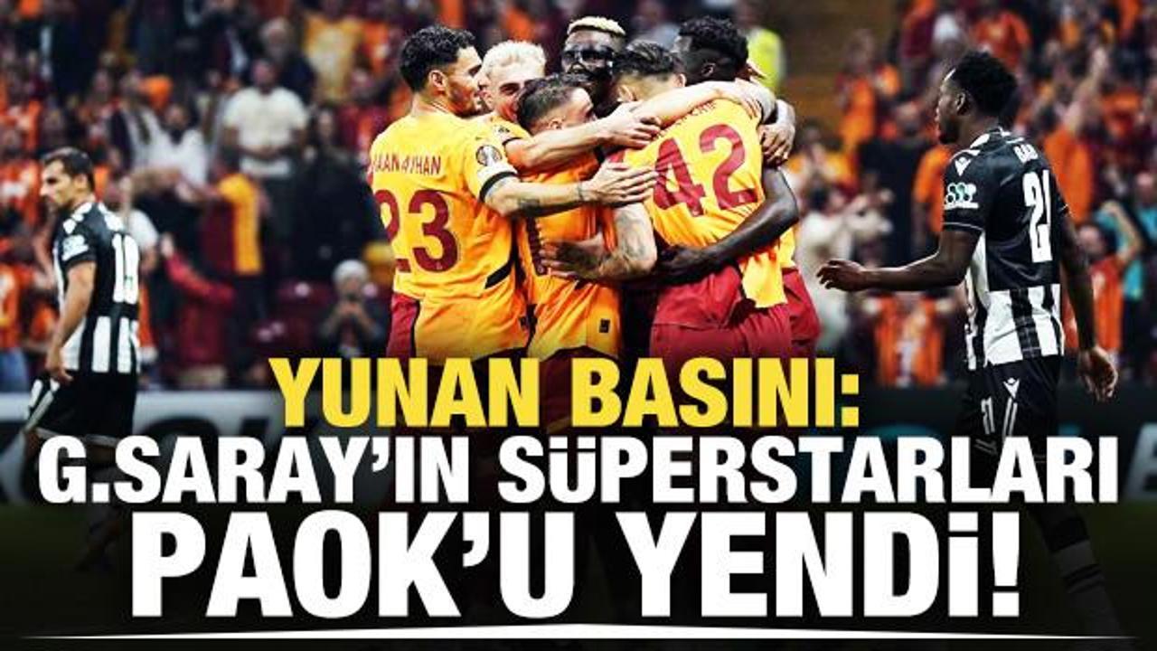 Galatasaray'ın zaferi Yunan basınında