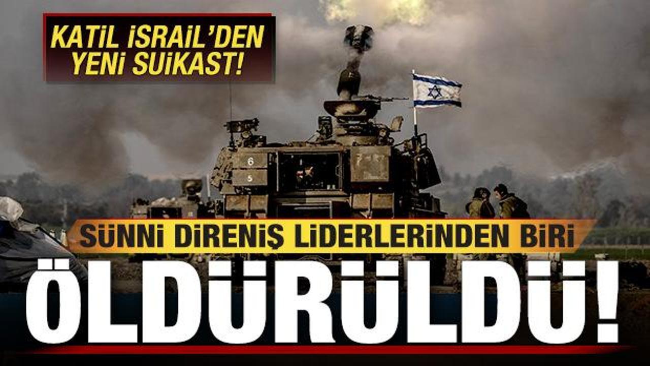 İsrail, S&uuml;nni direniş liderlerinden Dahruc ve eşini &ouml;ld&uuml;rd&uuml;