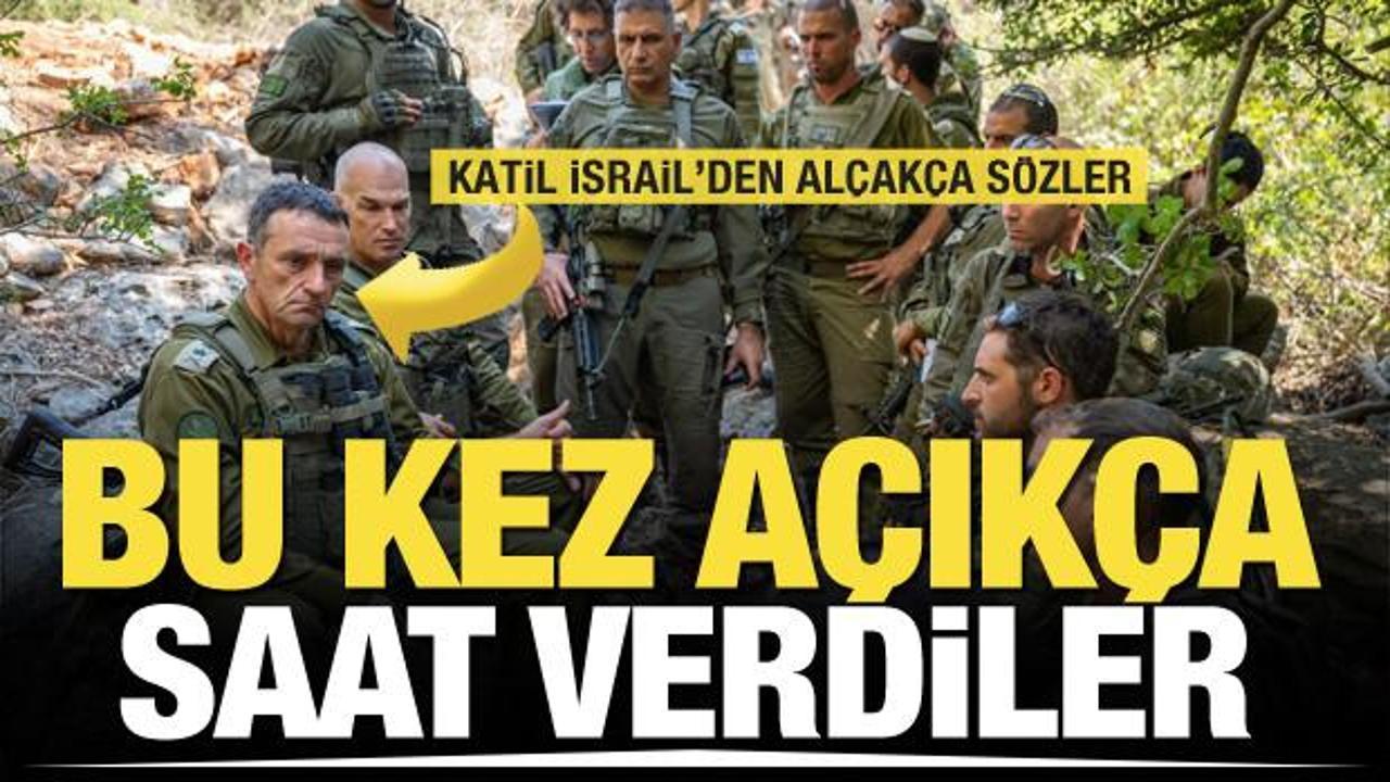 Katil İsrail ordusundan al&ccedil;ak&ccedil;a s&ouml;zler! İşgali duyurdu