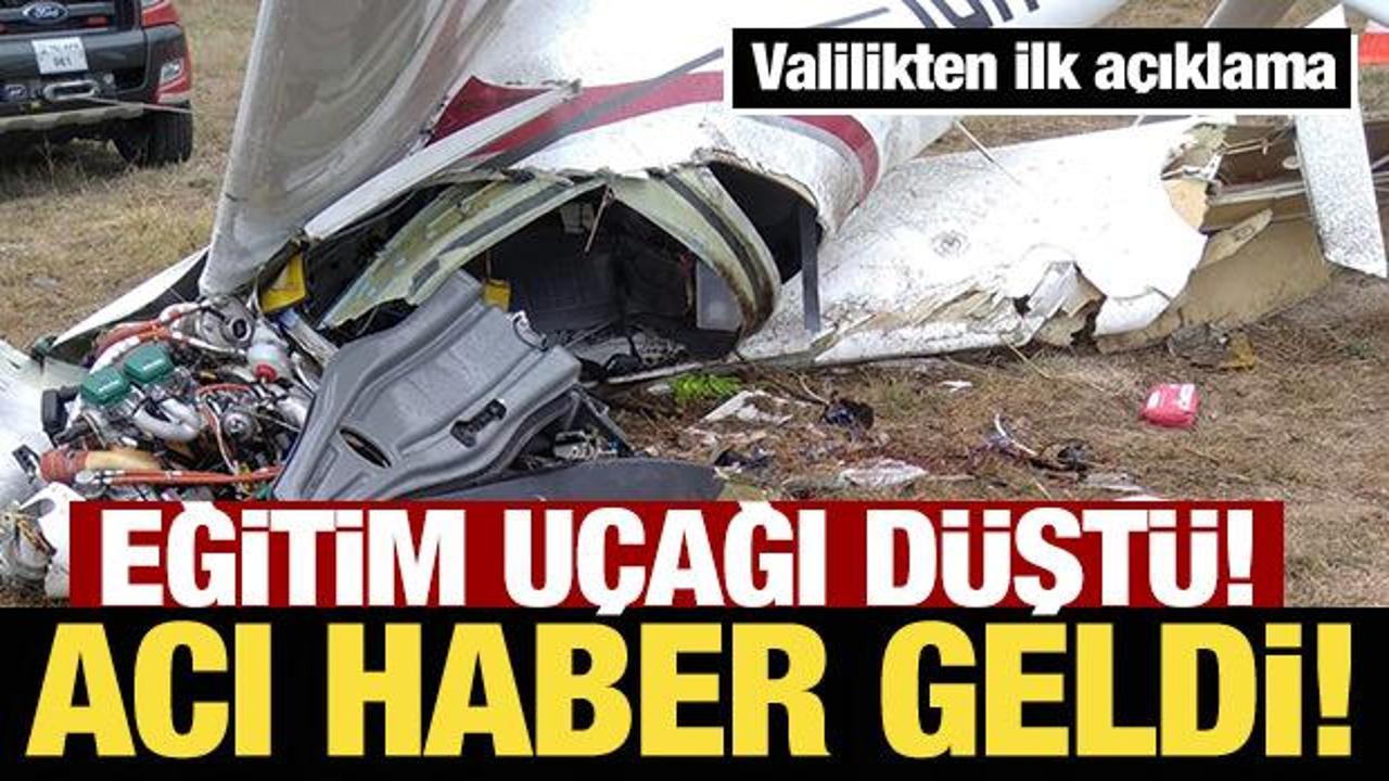 Son Dakika... Bursa'da eğitim u&ccedil;ağı d&uuml;şt&uuml;: İki pilot hayatını kaybetti!