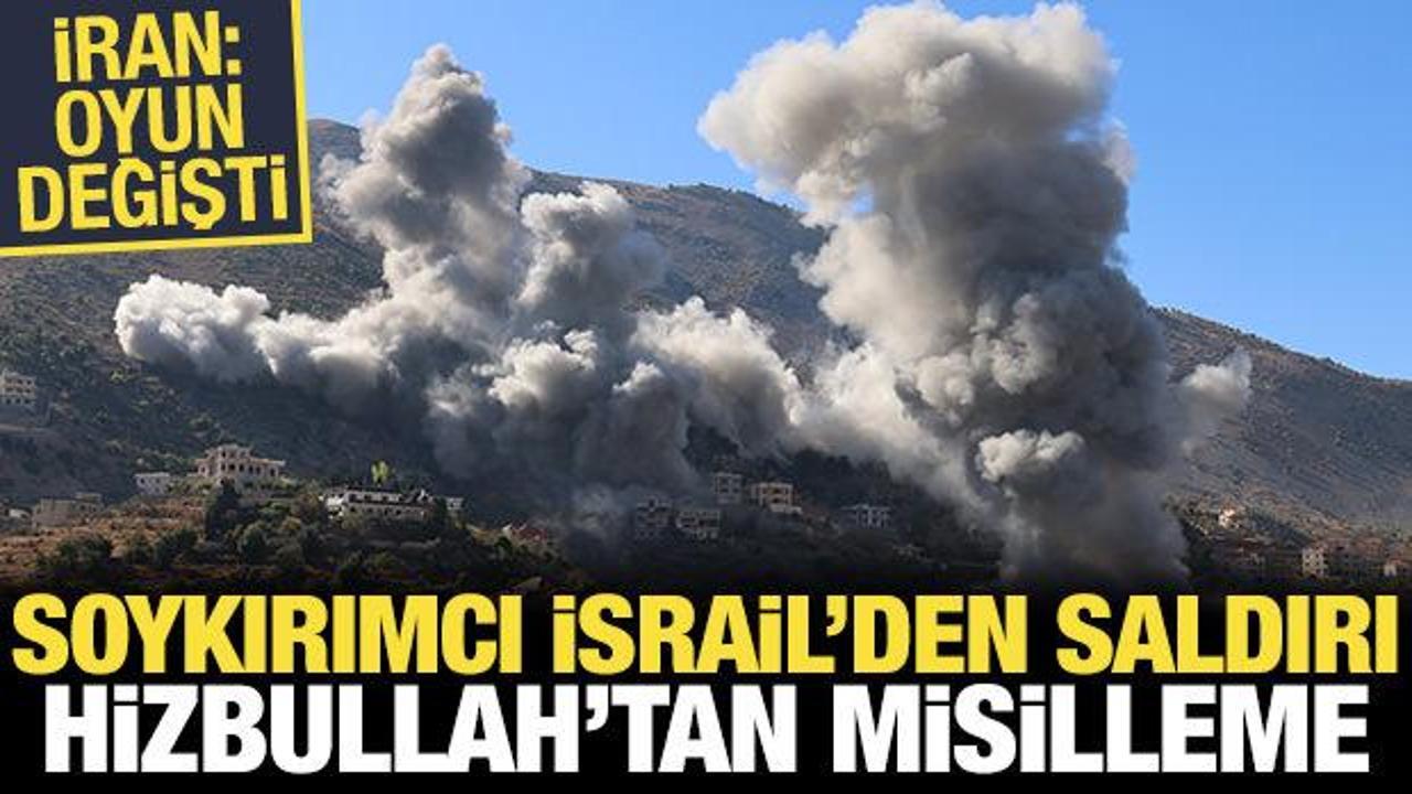Soykırımcı İsrail'den Lübnan'a saldırı: İran'dan "oyun değişti" açıklaması