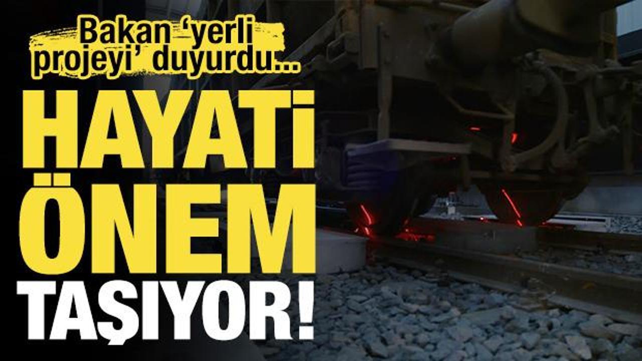 Trenlere yerli ve milli muayene sistemi geliyor!