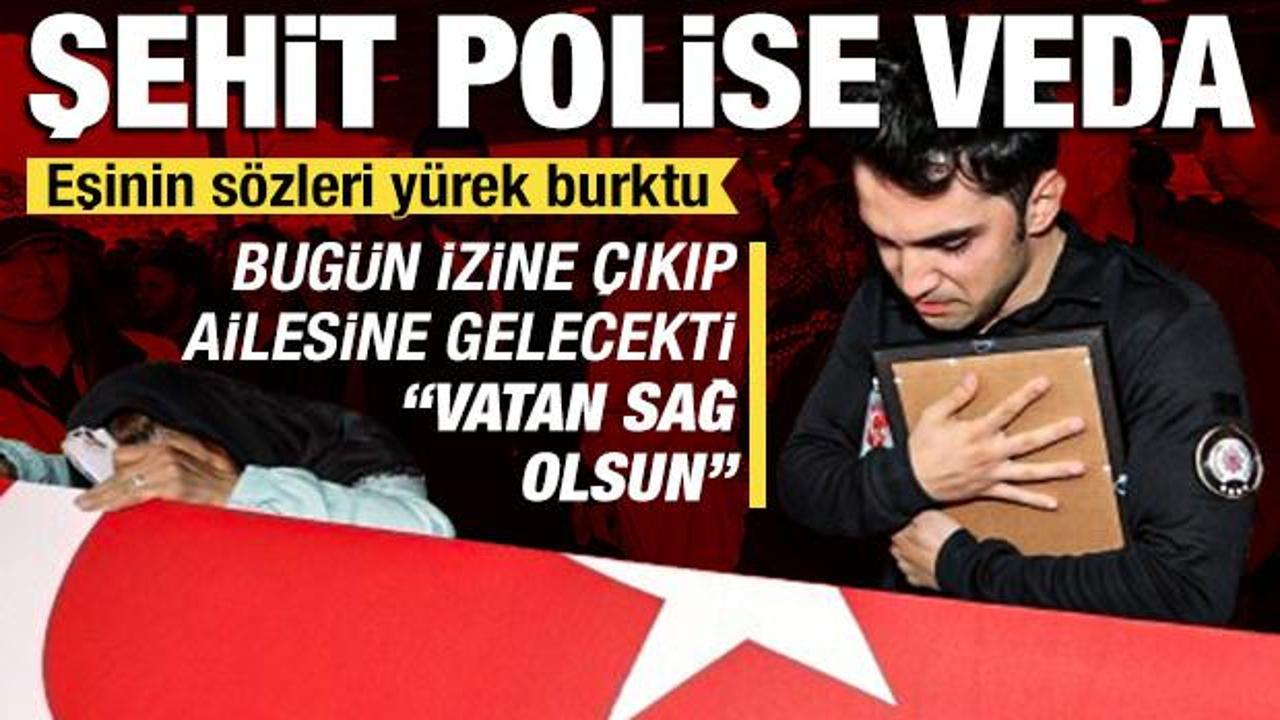 Ümraniye'de suç makinesi tarafından şehit edilen polis memuru Şeyda Yılmaz'a veda
