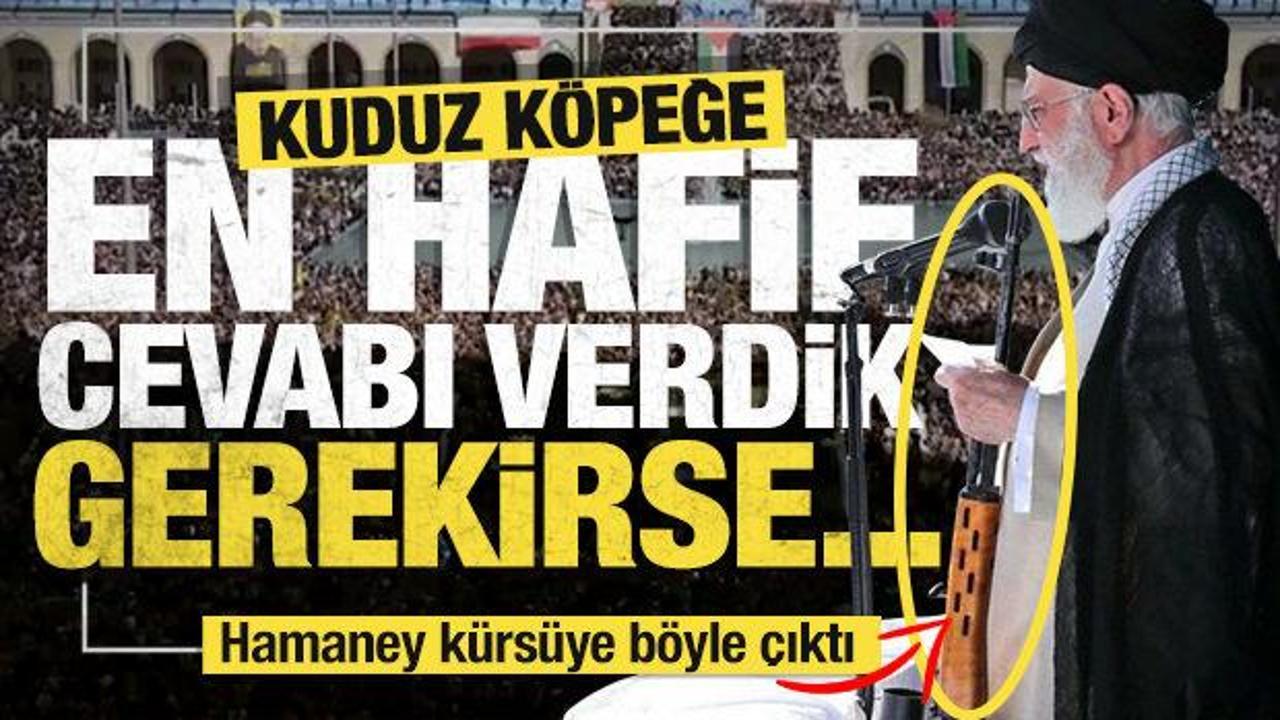 4 yıl sonra Cuma hutbesi veren Hamaney: Gerekirse İsrail'i yine vuracağız