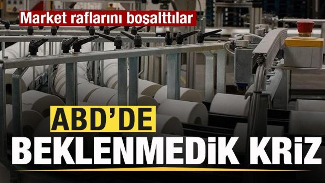 ABD'de beklenmedik kriz! Market raflarını boşalttılar