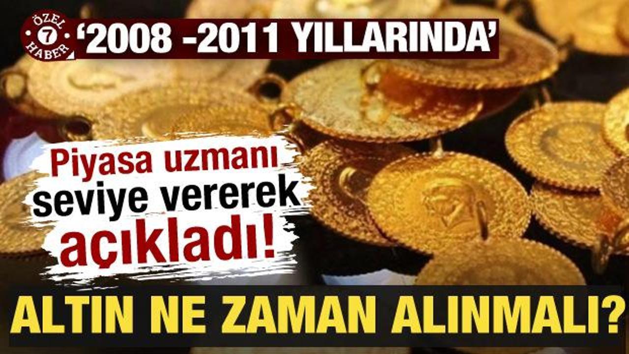 Altın ne zaman alınmalı? Piyasa uzmanı seviye vererek a&ccedil;ıkladı! 