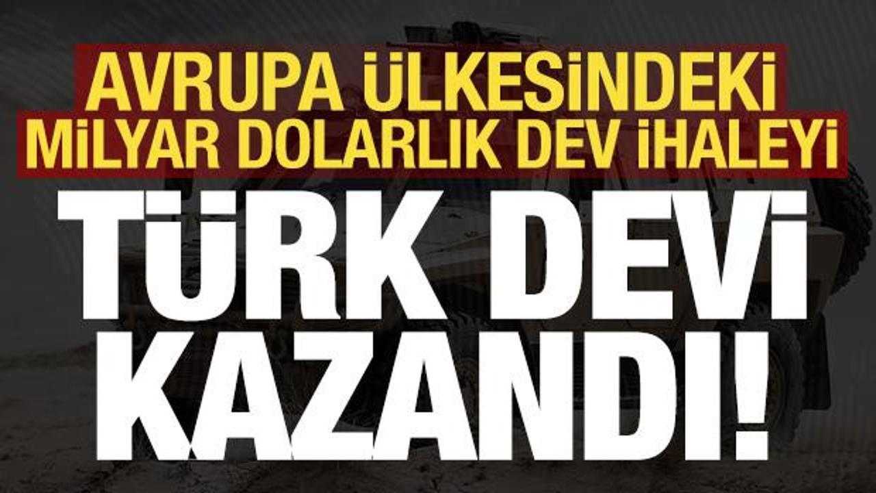 Avrupa ülkesindeki milyar dolarlık dev ihaleyi Türk şirket kazandı!