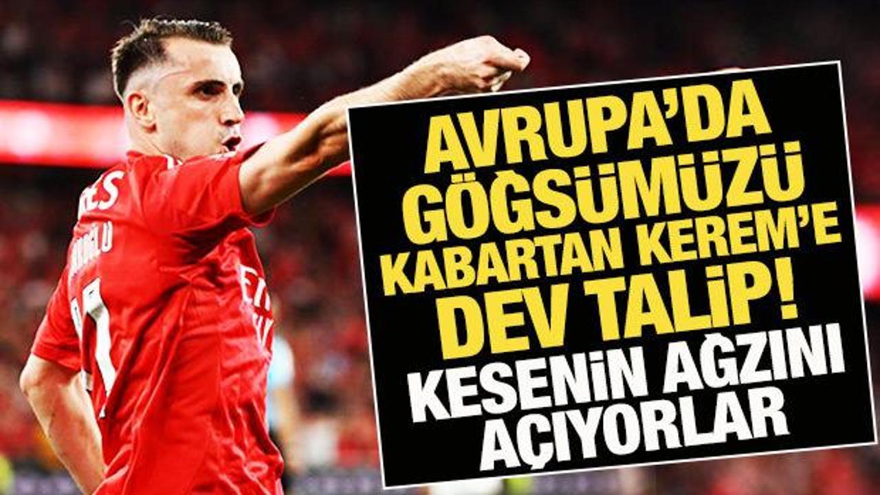 Avrupa'da şov yapan Kerem Akt&uuml;rkoğlu'na dev talip!