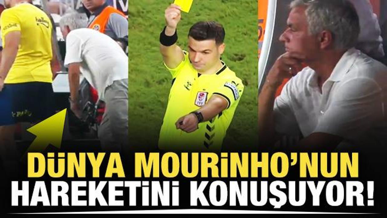 D&uuml;nya, Mourinho'nun hareketini konuşuyor!