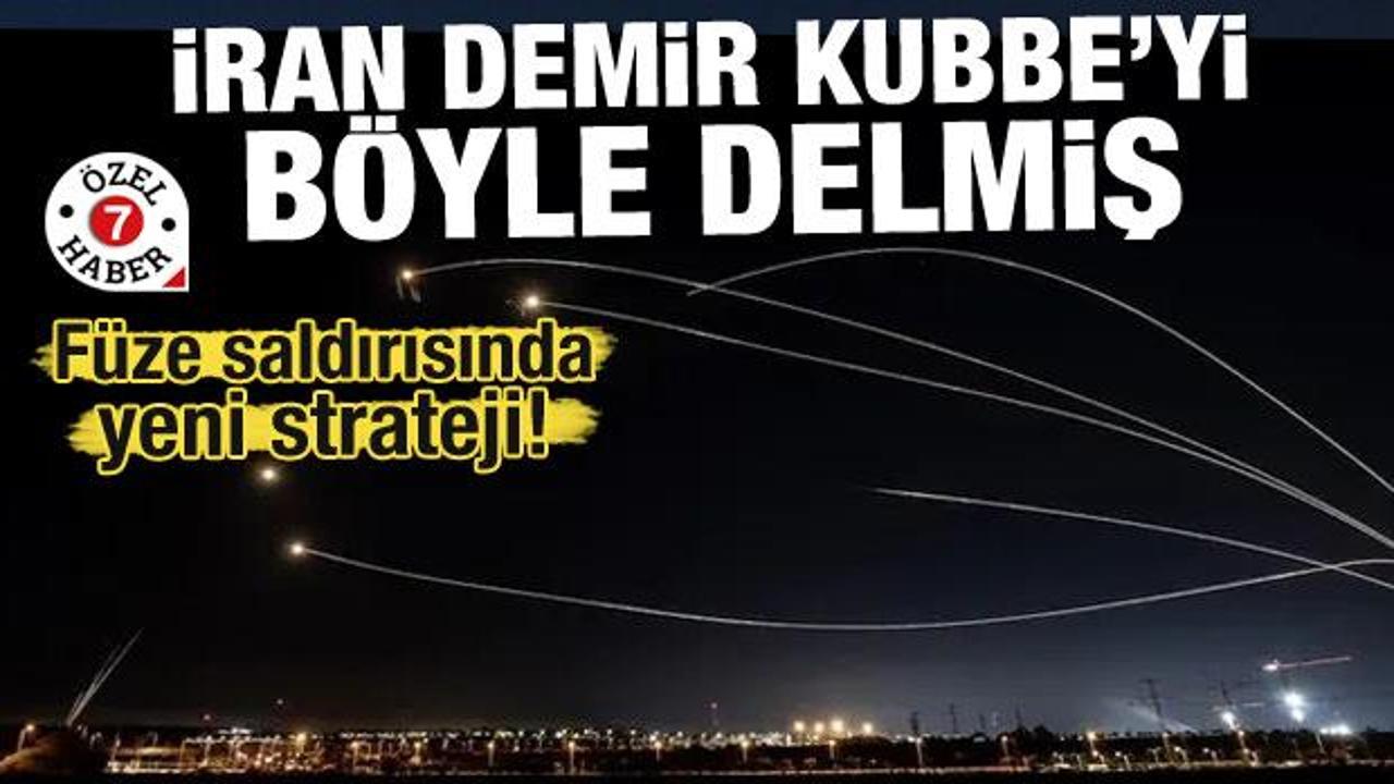 İran Demir Kubbe'yi b&ouml;yle delmiş! F&uuml;ze saldırısında yeni strateji