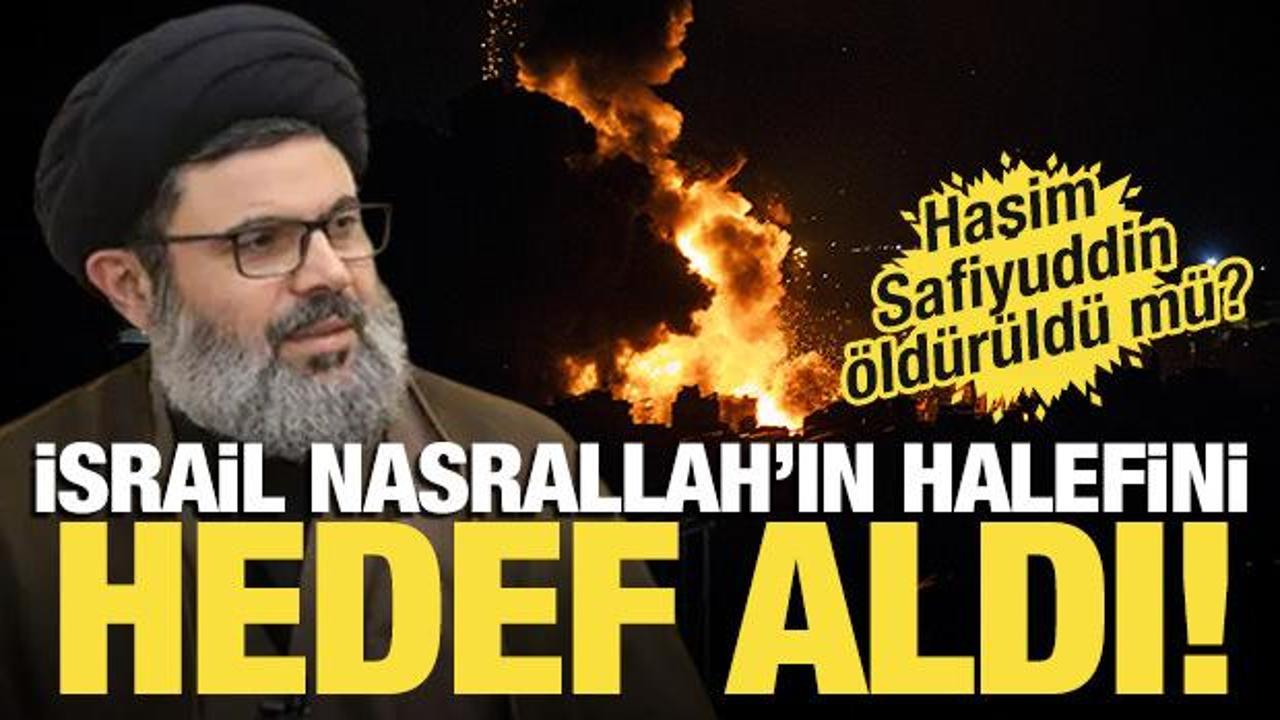 İsrail Beyrut'u vurdu! Nasrallah'ın halefi Haşim Safiyuddin &ouml;ld&uuml; m&uuml;?