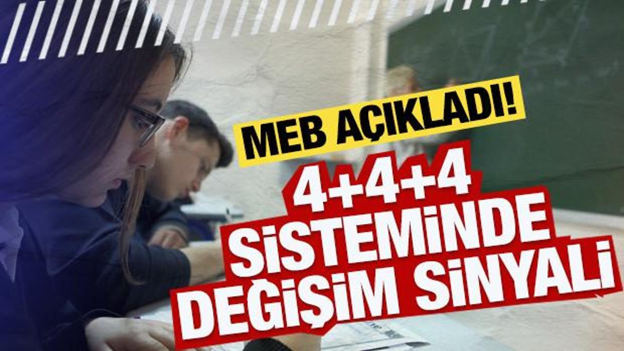 MEB&rsquo;den dikkat &ccedil;eken &ccedil;ıkış! Lise sistemi değişecek mi? &lsquo;Ele almamız gerekiyor&rsquo;