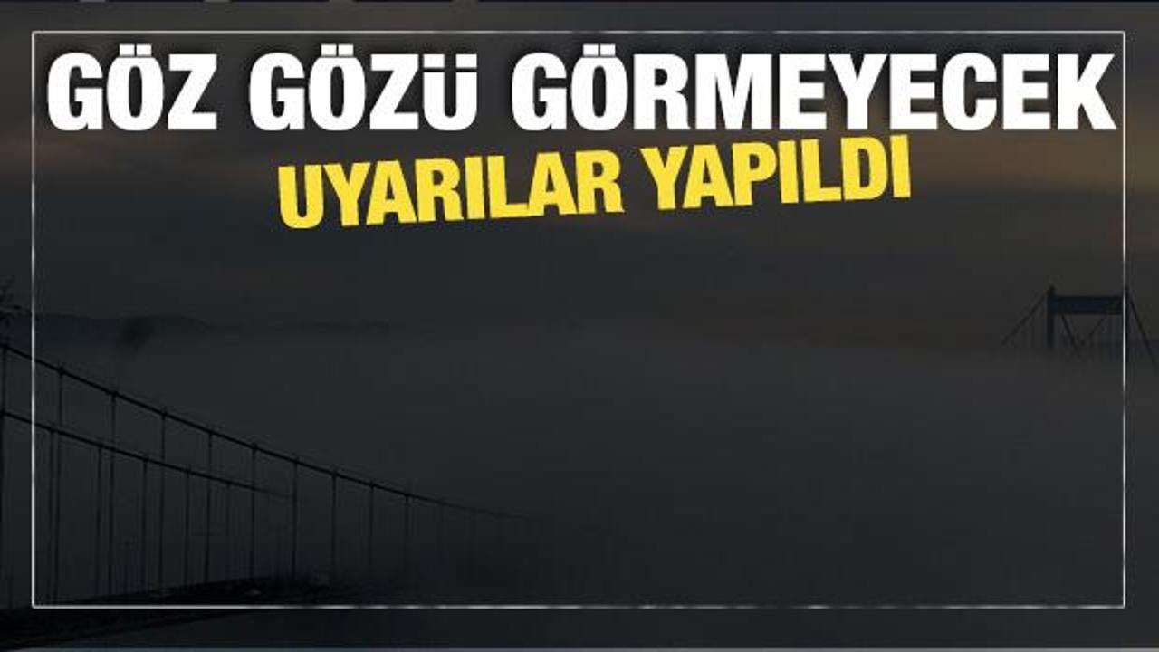 Meteoroloji, bir&ccedil;ok il i&ccedil;in sis ve pus uyarısında bulundu