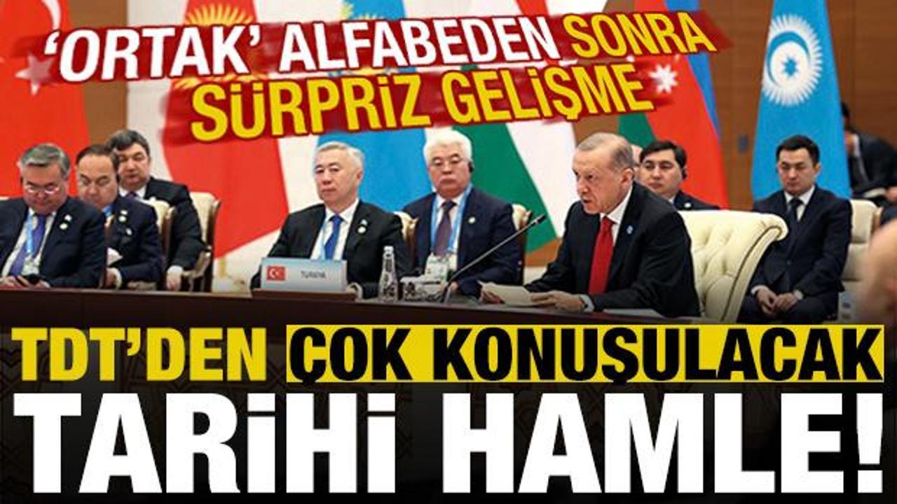 Ortak alfabeden sonra T&uuml;rk Devletleri Teşkilatı'ndan &ccedil;ok konuşulacak tarihi hamle! 