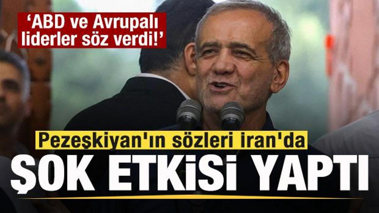 Pezeşkiyan'ın s&ouml;zleri İran'da g&uuml;ndeme oturdu! ABD ve Avrupalı liderler s&ouml;z verdi! 