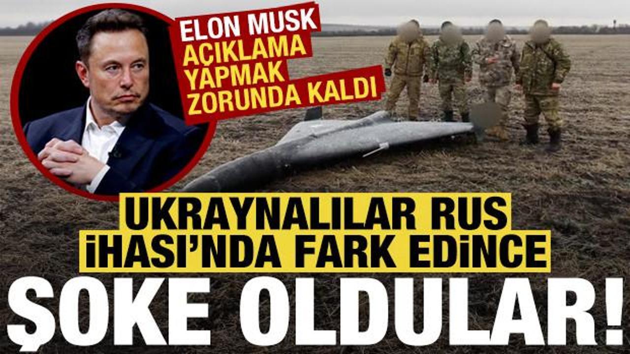 Ukraynalılar görünce şaşkına döndü, Rus İHA'sında 'Starlink' şoku!