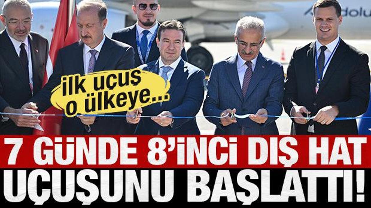 Ajet 7 günde 8'inci dış hat uçuşunu başlattı! İlk sefer oraya yapıldı...