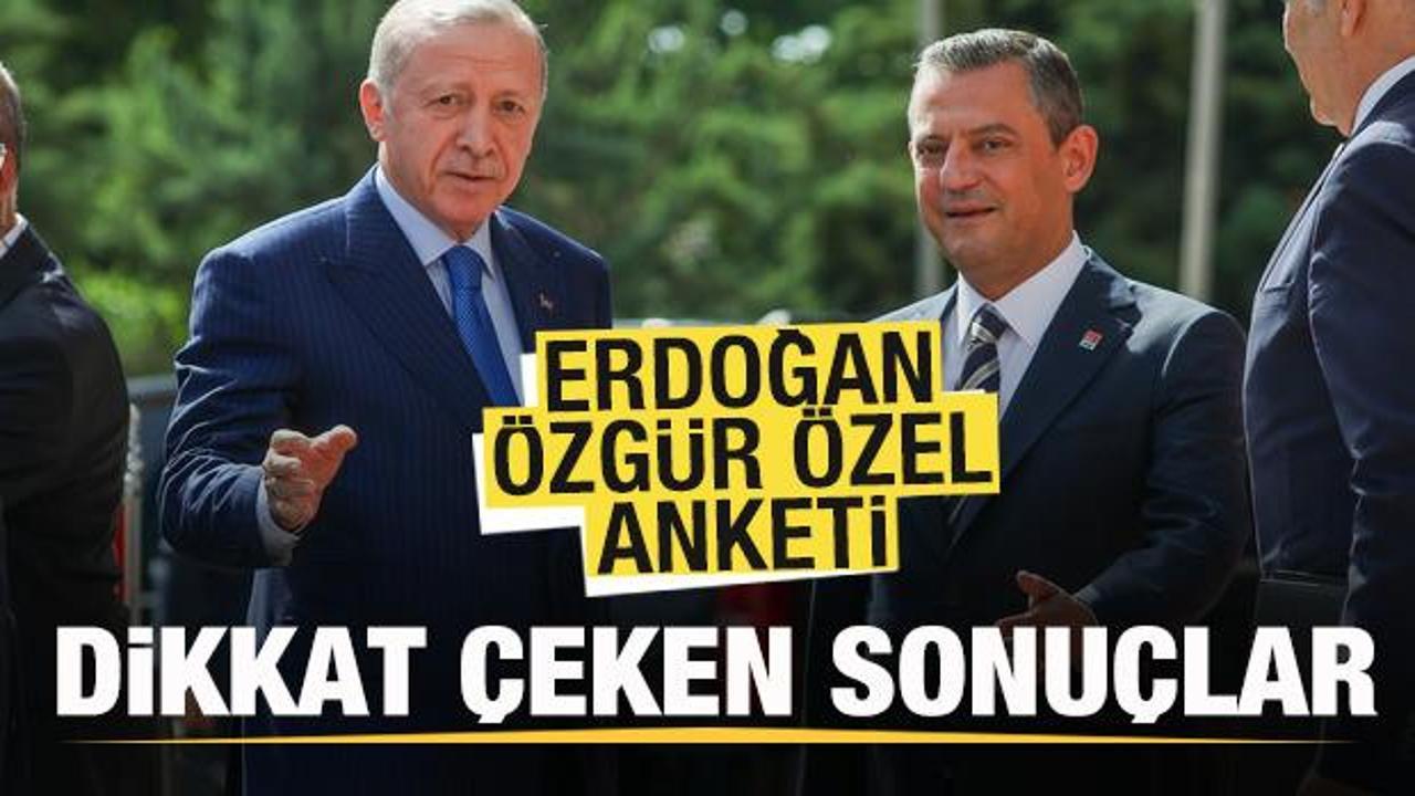 Asal'dan Erdoğan-&Ouml;zg&uuml;r &Ouml;zel anketi! Dikkat &ccedil;eken sonu&ccedil;lar