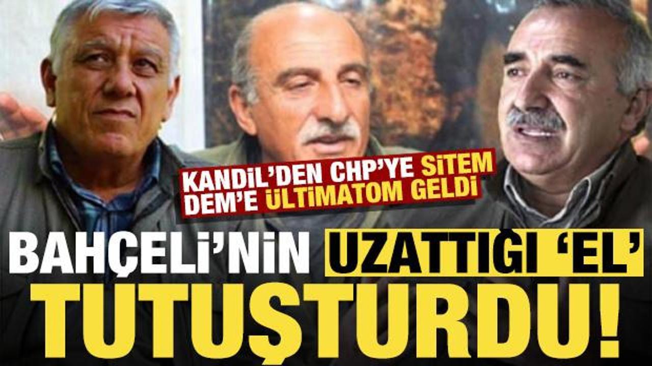 Bahçeli'nin eli PKK'yı tutuşturdu! Kandil'den CHP'ye sitem, DEM'e ültimatom...