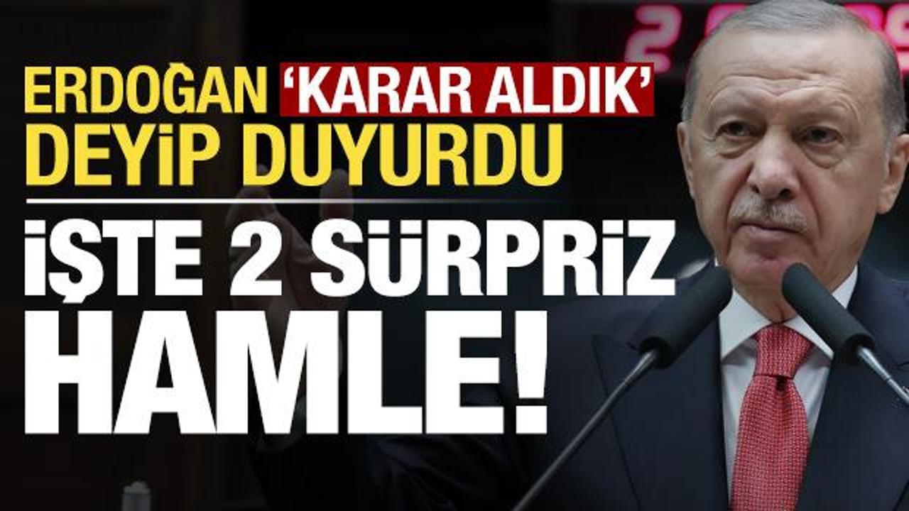 Başkan Erdoğan 'önemli adımlar atma kararı aldık' deyip son dakika duyurdu!