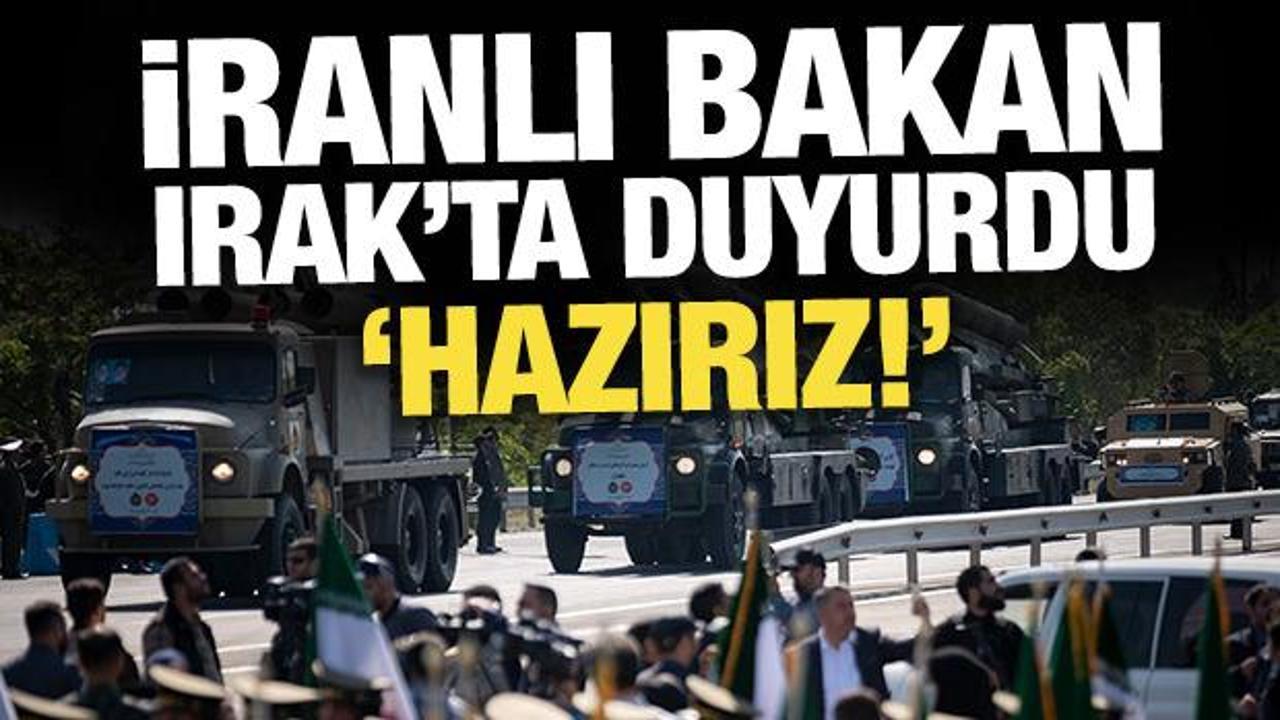 İran Dışişleri Bakanı Irak'ta konuştu: Savaş durumuna tamamen hazırız!