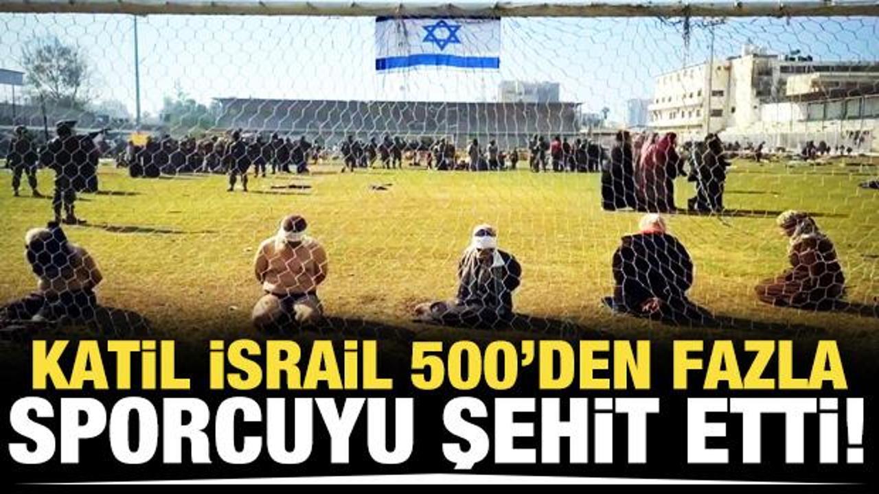 Katil İsrail 500'den fazla sporcuyu şehit etti!