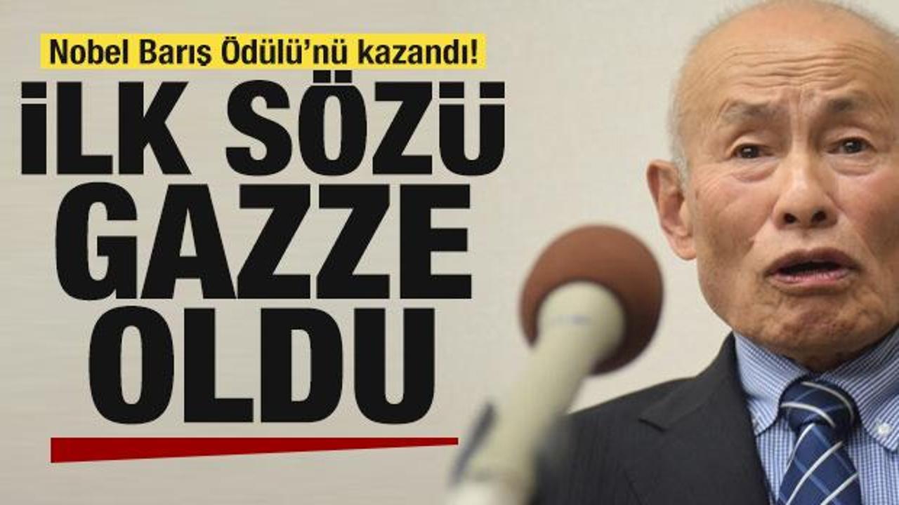 Nobel Barış &Ouml;d&uuml;l&uuml;&rsquo;n&uuml; kazandı! İlk s&ouml;z&uuml; Gazze oldu
