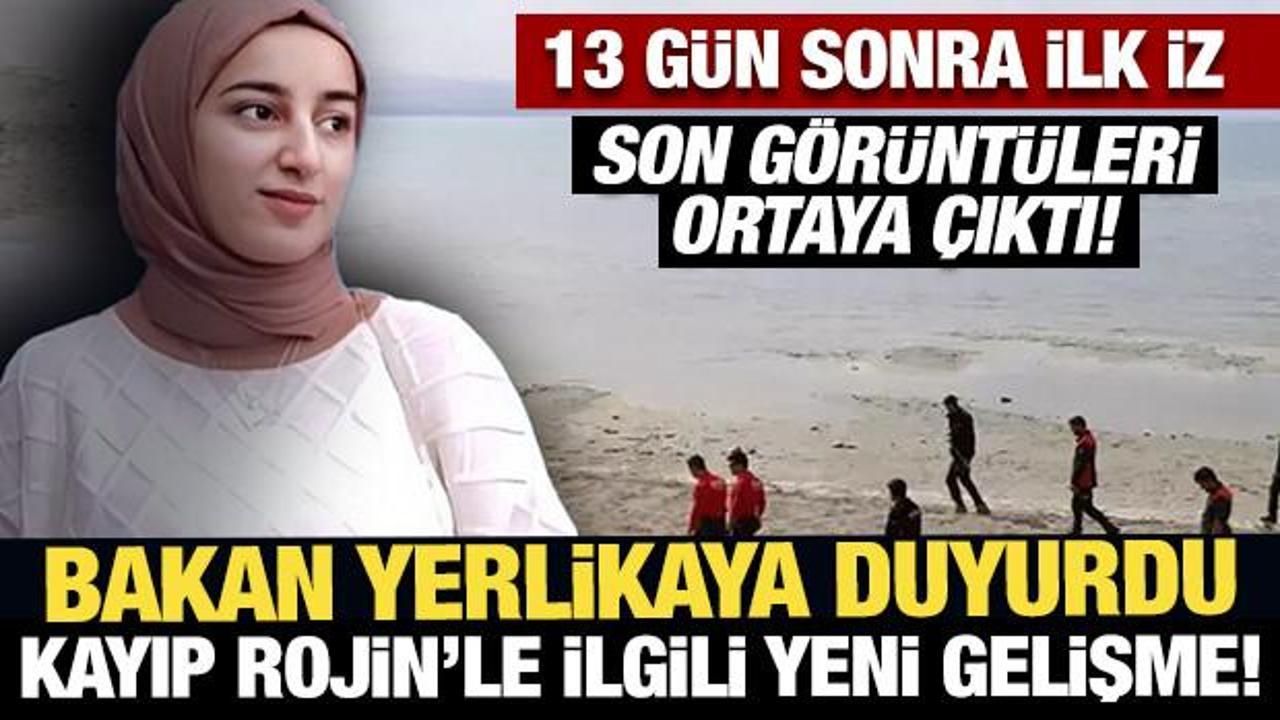 Son Dakika... Bakan Yerlikaya duyurdu: Kayıp Rojin'le ilgili yeni gelişme!