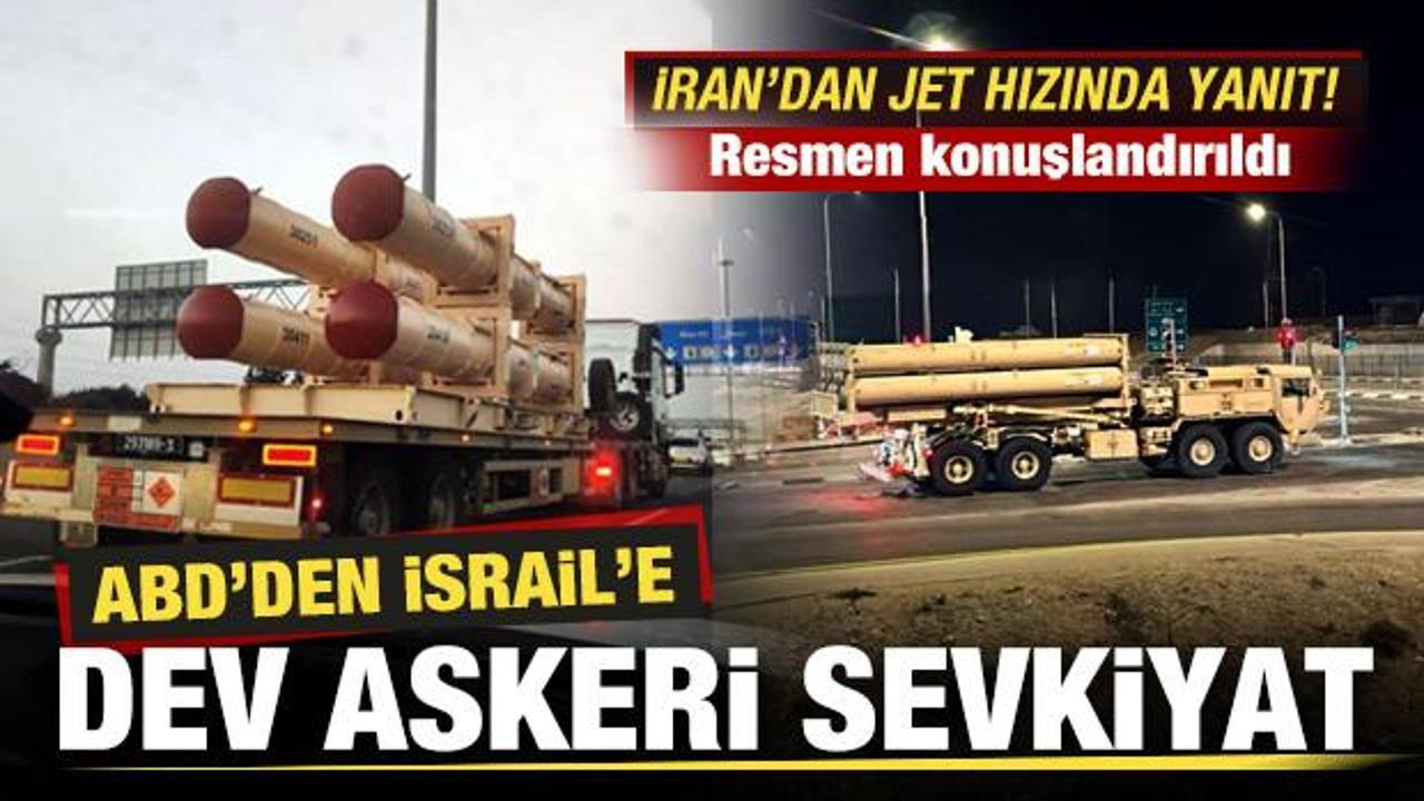 ABD'den İsrail'e dev askeri sevkiyat! Resmen konuşlandırıldı! İran'dan jet hızında yanıt