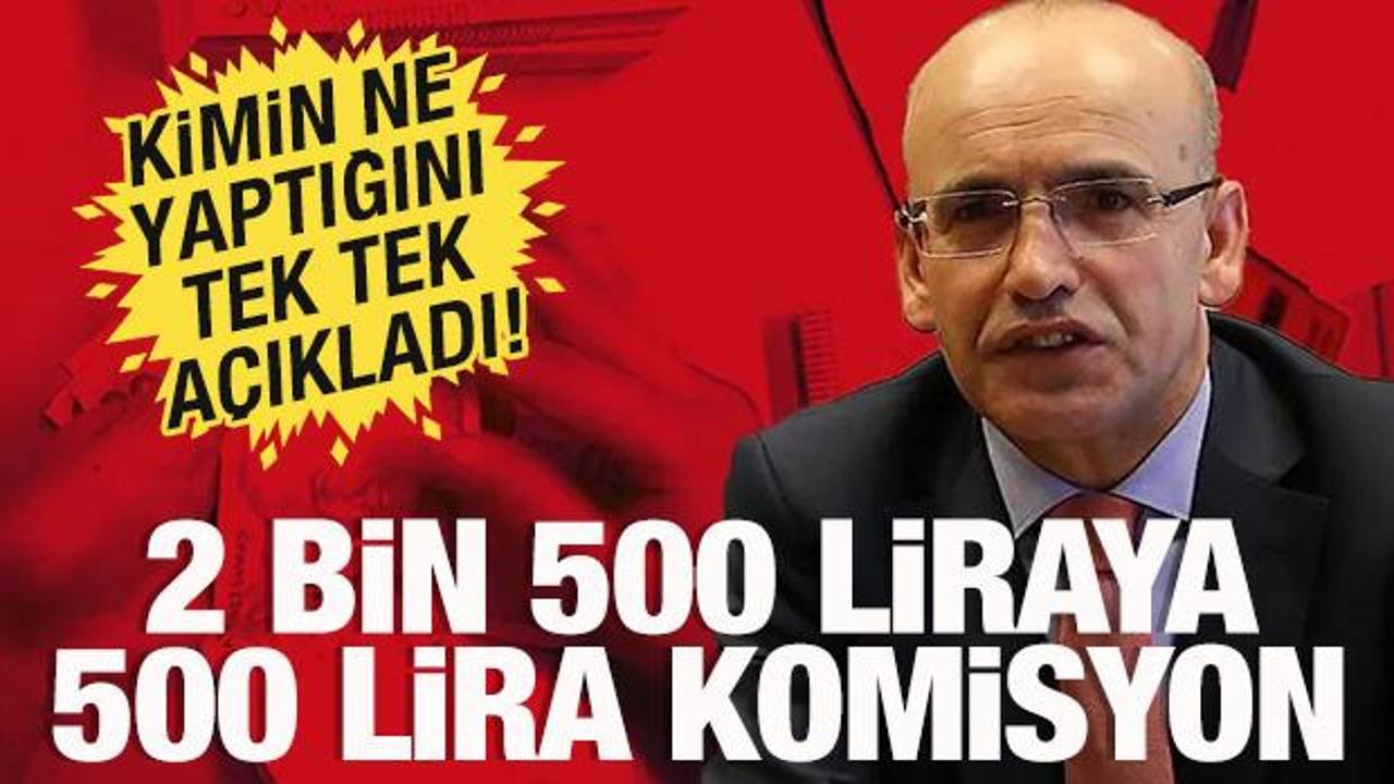 Bakan Şimşek vergi kaçağının en fazla olduğu yerleri açıkladı