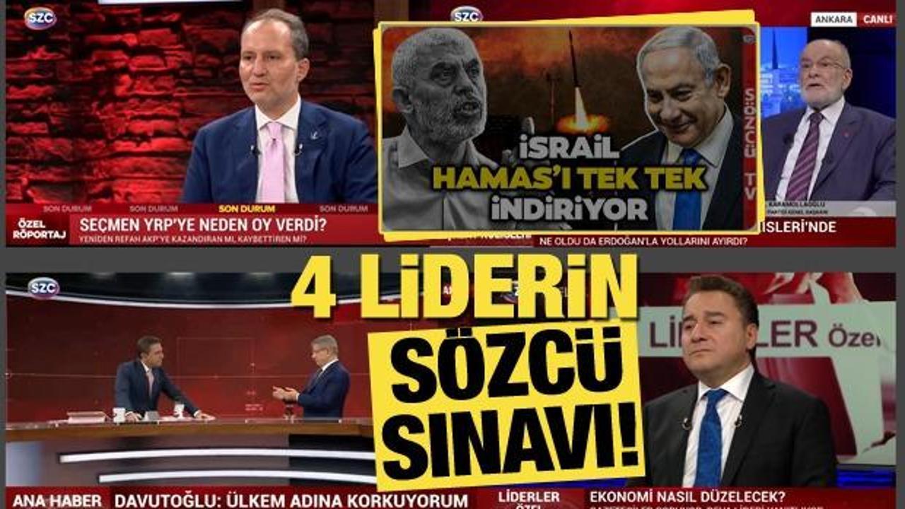 Erbakan, Karamollaoğlu, Davutoğlu ve Babacan Sözcü'ye koşmaya devam edecek mi?