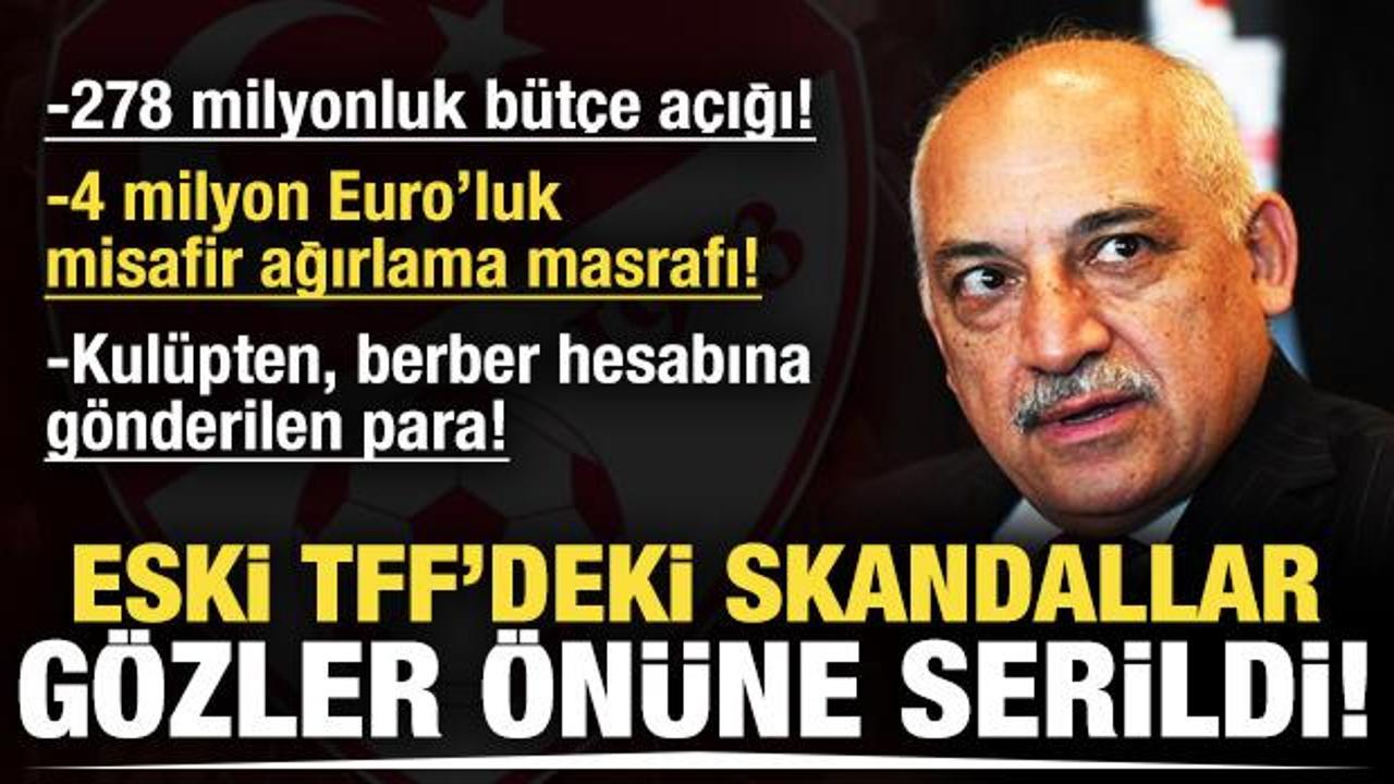 Eski TFF'deki skandallar g&ouml;zler &ouml;n&uuml;ne serildi!