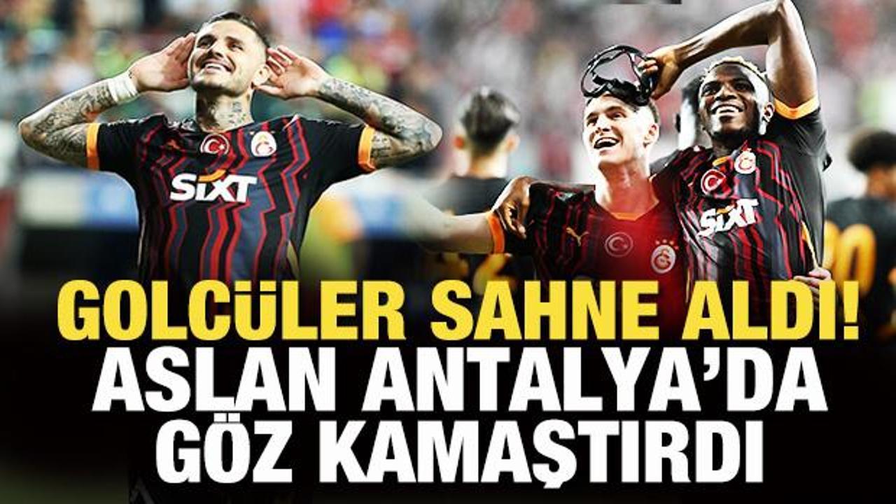 Golcüler sahne aldı! Galatasaray milli aradan galibiyetle döndü