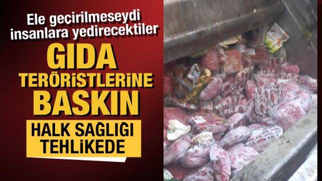 Halk sağlığı tehlikede! 'Pes artık' dedirten g&ouml;r&uuml;nt&uuml;ler... Kilolarcası imha edildi