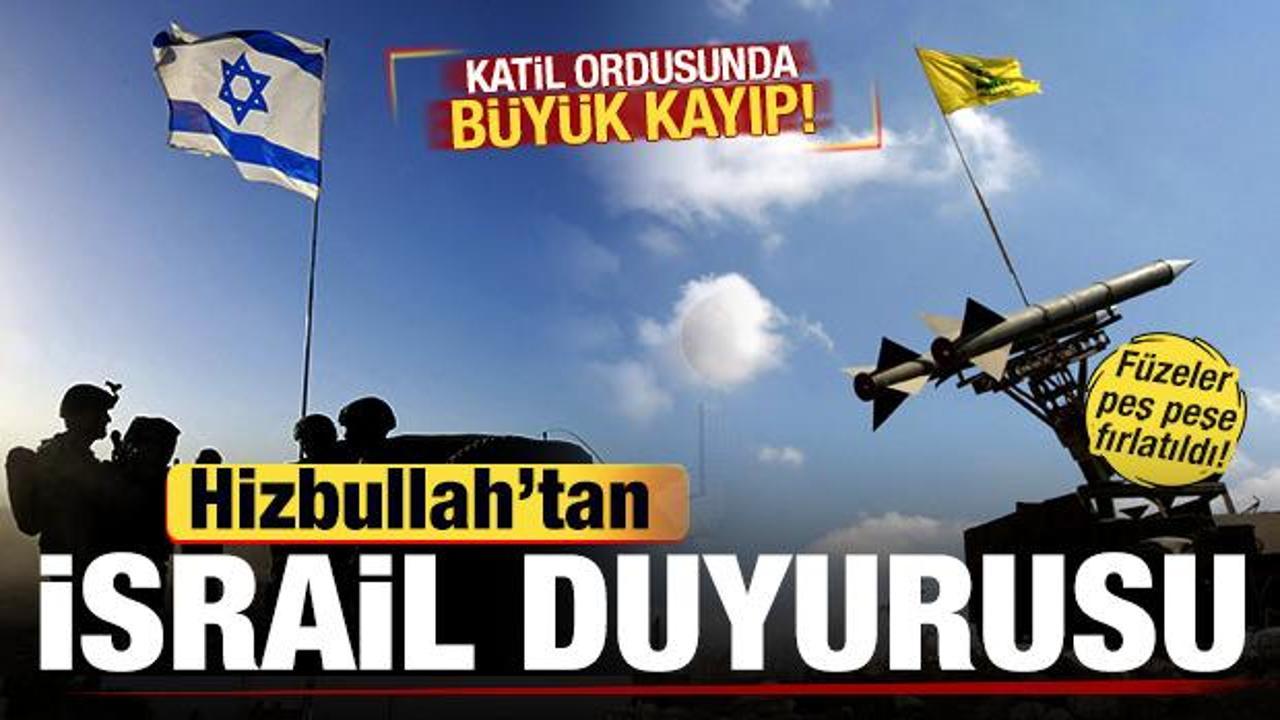 Hizbullah son dakika duyurdu! Füzeler peş peşe fırlatıldı! Katil İsrail birliği öldürüldü