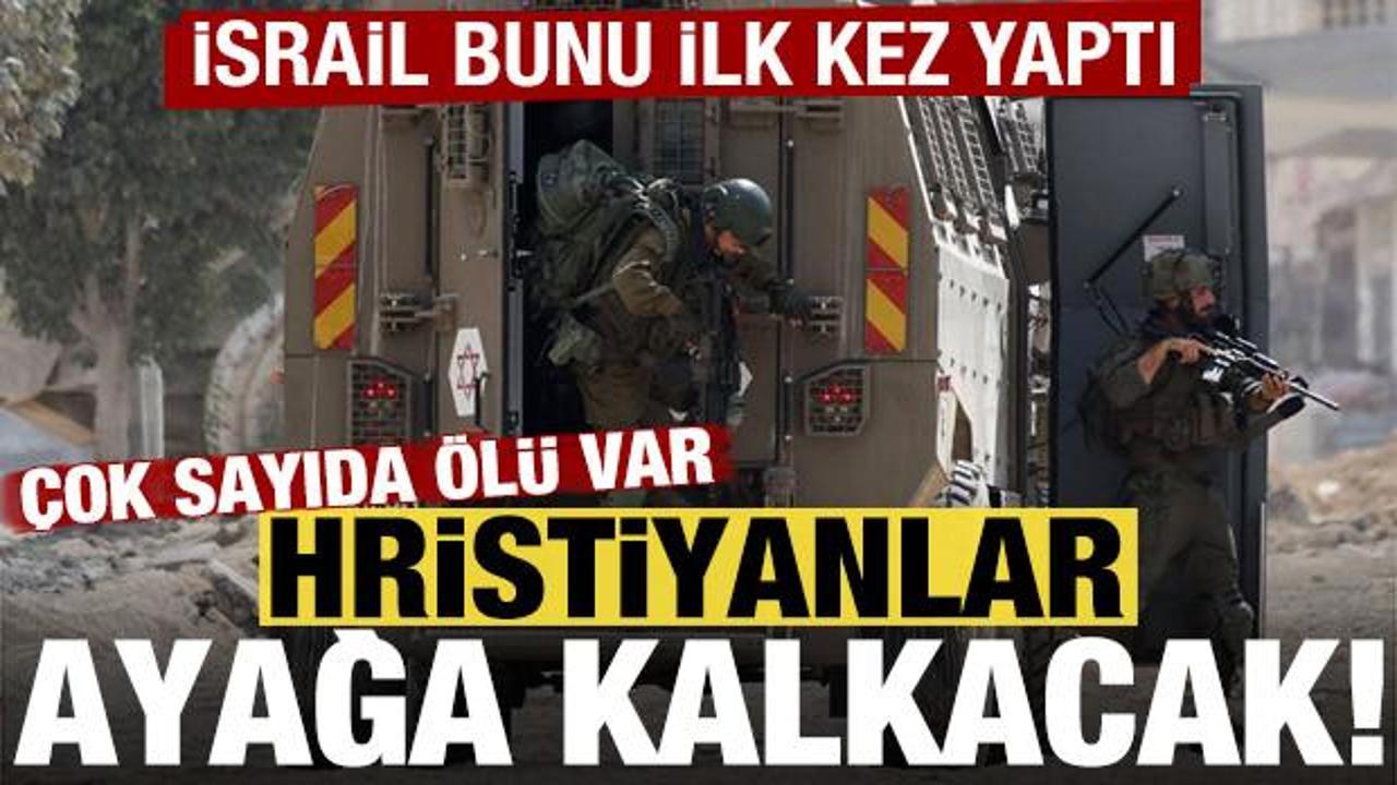 İsrail ilk kez Hristiyanların çoğunlukta olduğu bölgeyi vurdu: Çok sayıda ölü var!