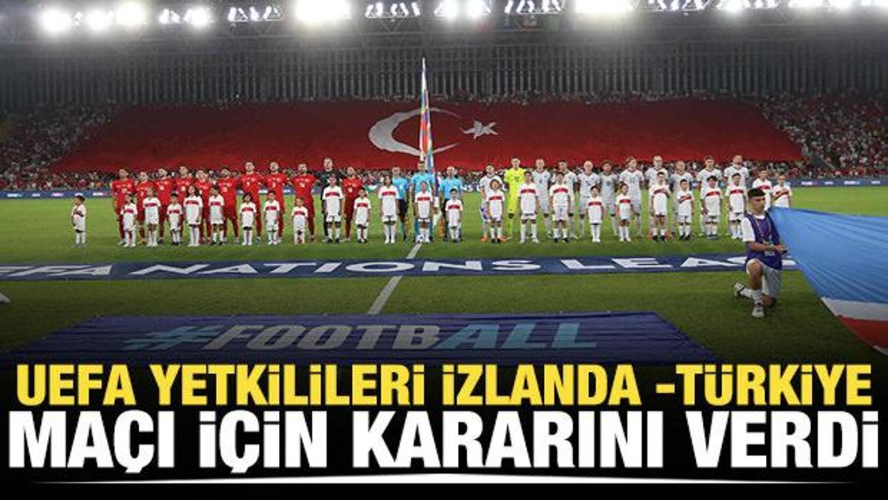İzlanda - T&uuml;rkiye ma&ccedil;ı i&ccedil;in karar verildi!
