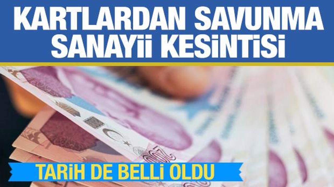 Kredi kartlarından 'Savunma Sanayii destek' kesintisi: Detaylar belli oldu!