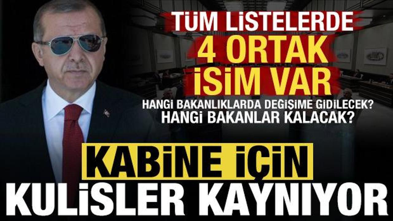 Kulisler kaynıyor: Yeni kabinede kimler olur? Hangi bakanlar yerini korur? İsim verdi...