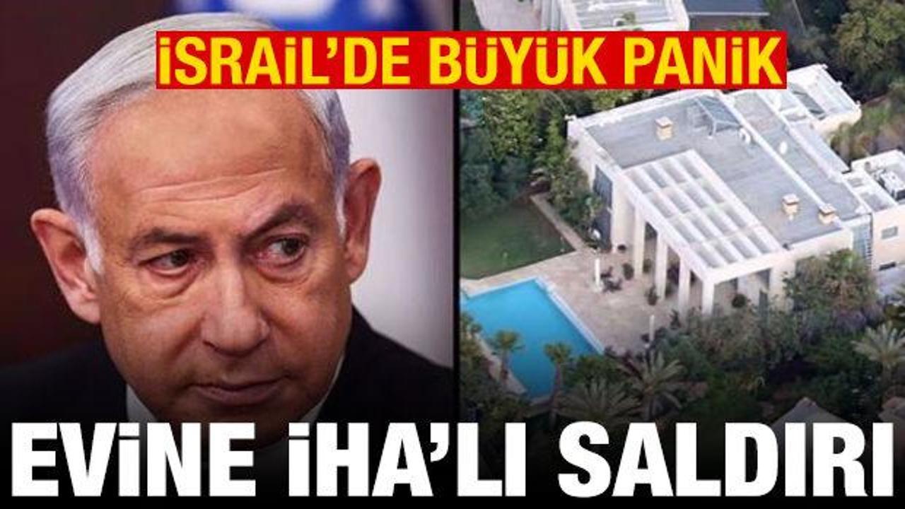 İsrail'de Netanyahu'nun evine İHA'lı saldırı