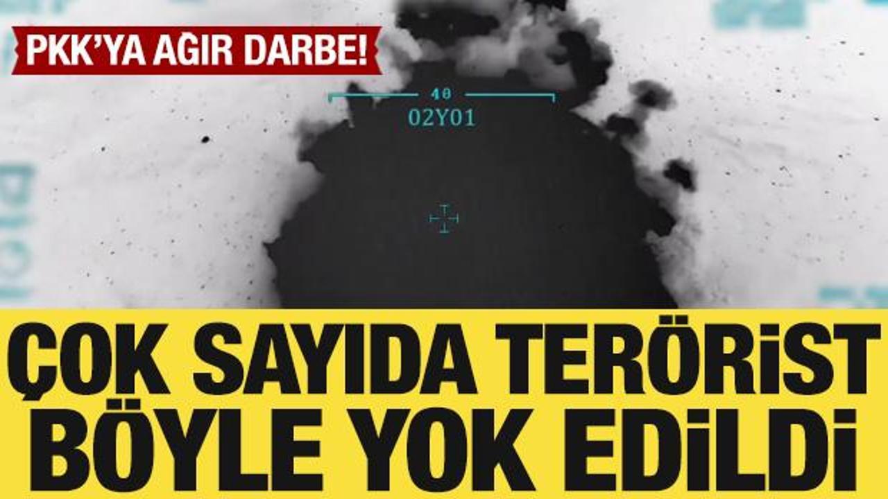 PKK'ya ağır darbe! 11 terörist yok edildi