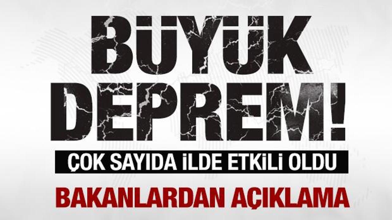 Son dakika: Malatya'da büyük deprem! Çok sayıda ilde hissedildi