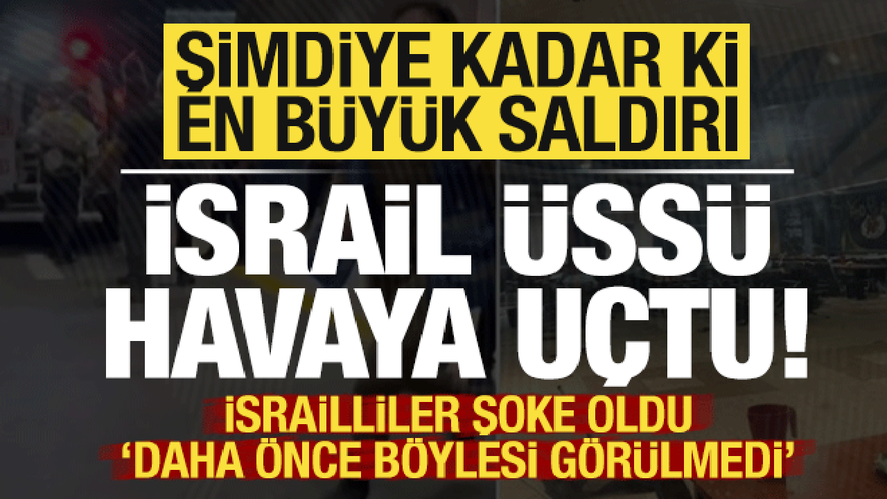 Son dakika: Şimdiye kadarki en b&uuml;y&uuml;k saldırı! İsrail &uuml;ss&uuml; havaya u&ccedil;tu, bilan&ccedil;o ağır....