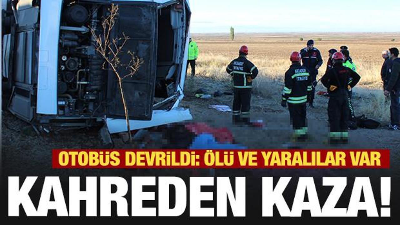 Son dakika: Yolcu otobüsü devrildi! Çok sayıda ölü ve yaralı var