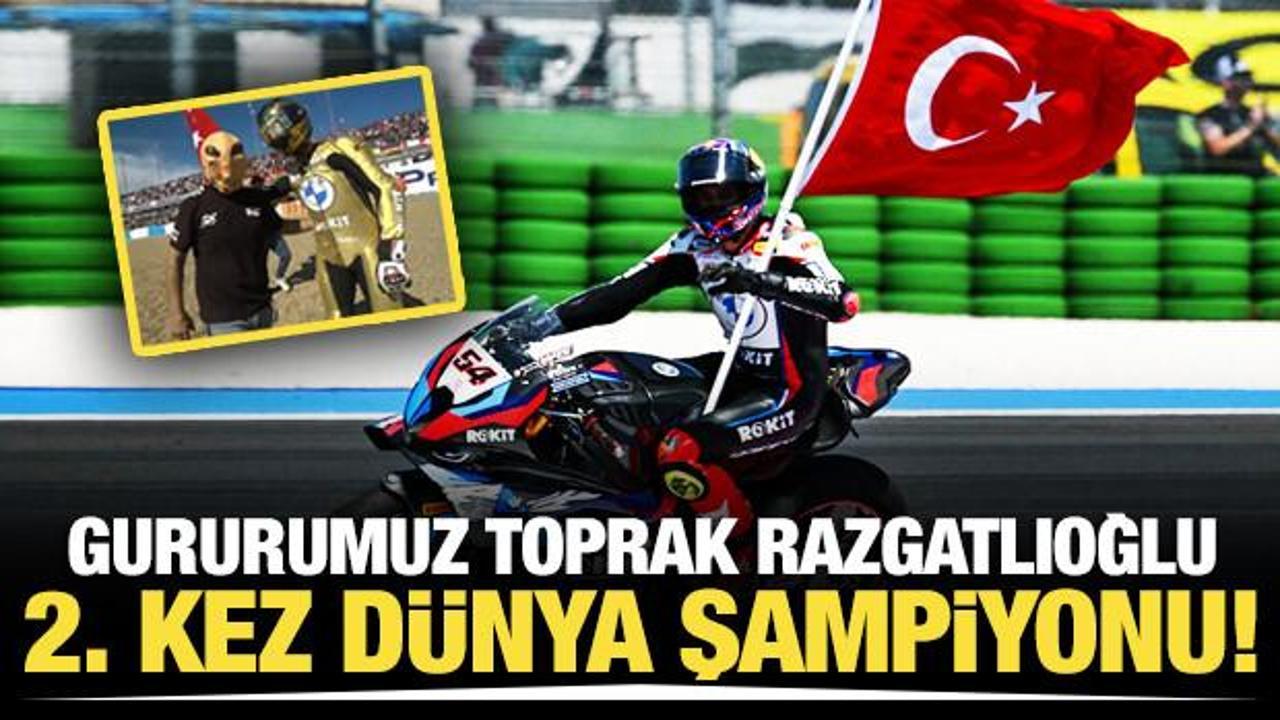 Toprak Razgatlıoğlu dünya şampiyonu!