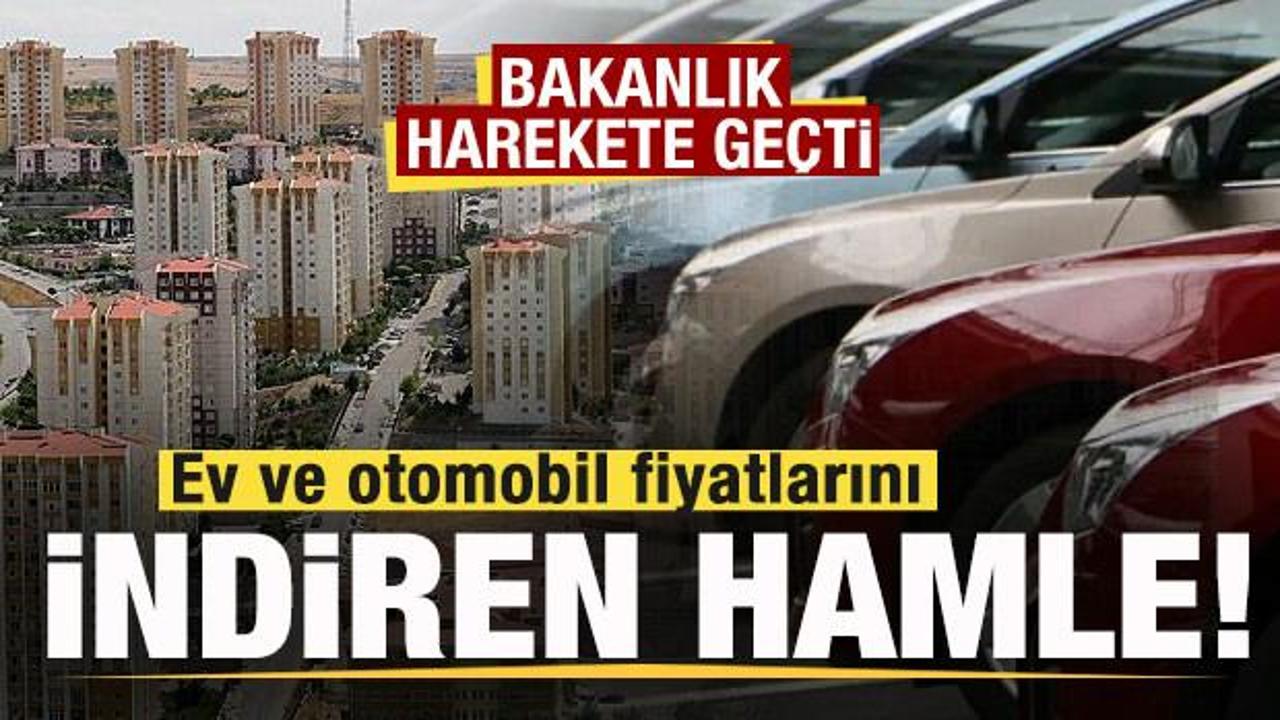 Bakan Bolat duyurdu! Ev ve otomobil fiyatlarını indiren hamle!