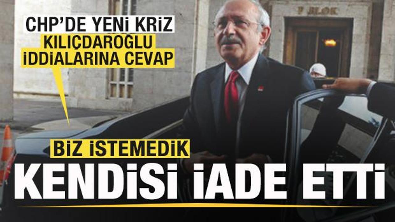 CHP'de gerilim bitmiyor! Kılı&ccedil;daroğlu ara&ccedil;ları iade etti! Partiden son dakika a&ccedil;ıklaması