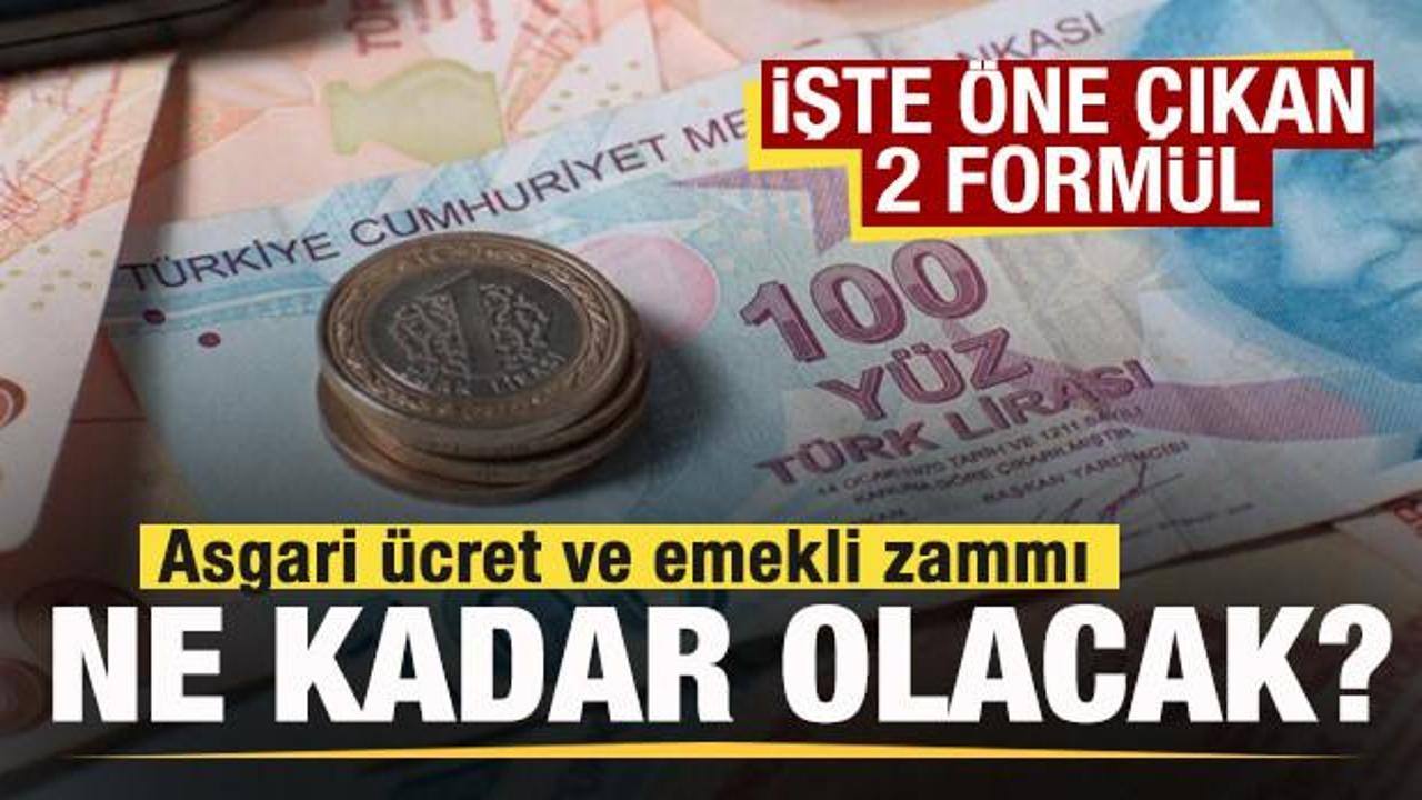 Emekli ve asgari &uuml;cret zammı ne kadar olacak? İşte &ouml;ne &ccedil;ıkan iki oran