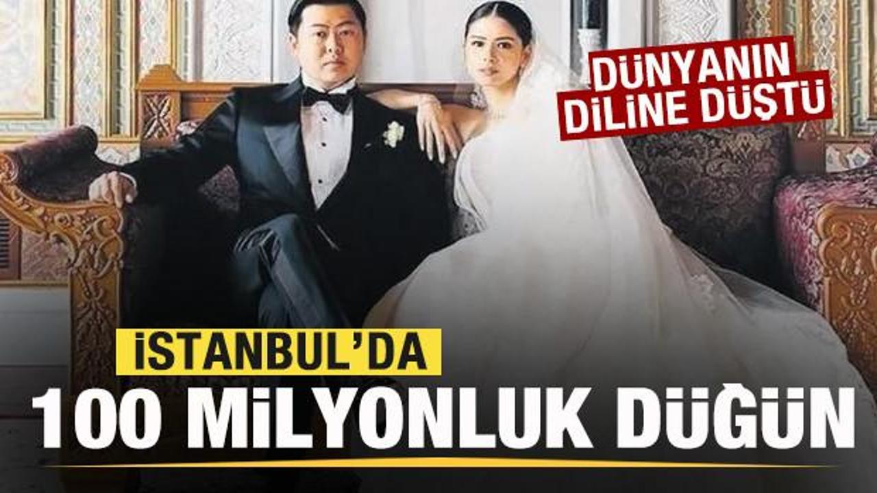 İstanbul'da 100 milyonluk d&uuml;ğ&uuml;n! Hazırlıklar 1 yıl s&uuml;rd&uuml;